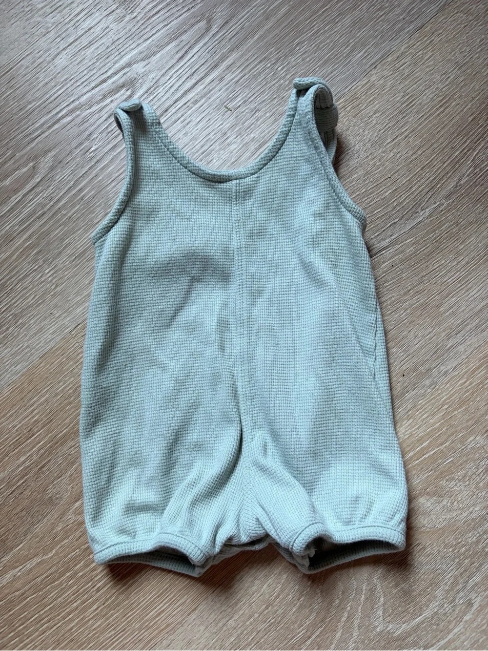 Carter's Sage Green Knit Tank Romper